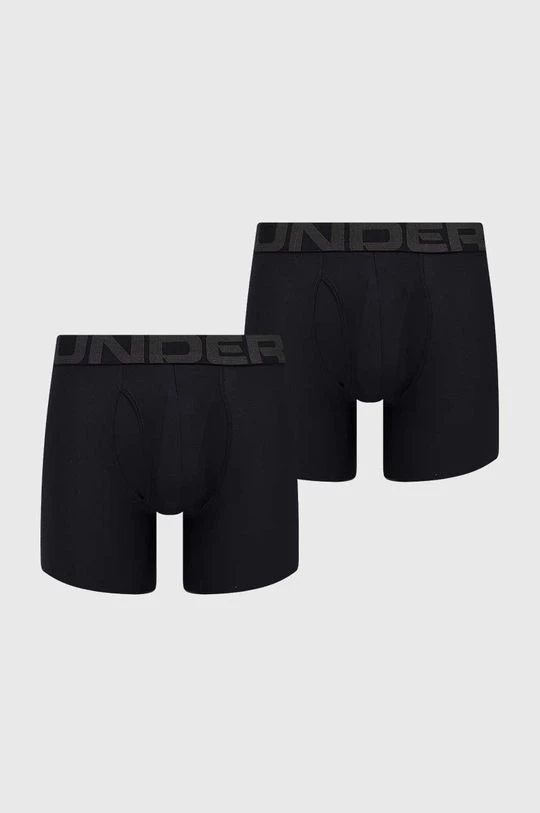 Ανδρικά Μπόξερ και σλιπ Μποξεράκια Under Armour 2-pack μαύρο 1 Ανδρικά Μπόξερ και σλιπ Μποξεράκια Under Armour 2-pack μαύρο