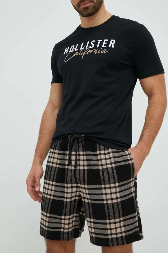 Ανδρικά Πιζάμα Πιτζάμα Hollister Co. μαύρο 3 Ανδρικά Πιζάμα Πιτζάμα Hollister Co. μαύρο - Image 3