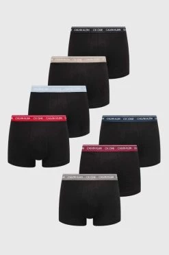 Ανδρικά Μπόξερ και σλιπ Μποξεράκια Calvin Klein Underwear 7-pack μαύρο
