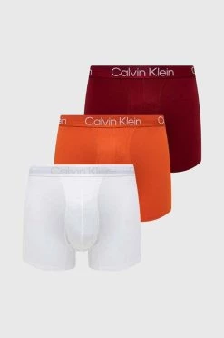 Ανδρικά Μπόξερ και σλιπ Μποξεράκια Calvin Klein Underwear 3-pack πορτοκαλί