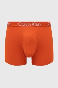 Ανδρικά Μπόξερ και σλιπ Μποξεράκια Calvin Klein Underwear 3-pack πορτοκαλί -Ρούχα Εκπτώσεις unnamed file 2870
