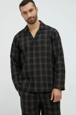 Ανδρικά Πιζάμα Βαμβακερές πιτζάμες BOSS μαύρο -Ρούχα Εκπτώσεις unnamed file 2981