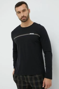 Ανδρικά Πιζάμα Πιτζάμα BOSS μαύρο -Ρούχα Εκπτώσεις unnamed file 3008