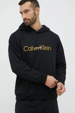 Ανδρικά Πιζάμα Μπλούζα πιτζάμας Calvin Klein Underwear μαύρο