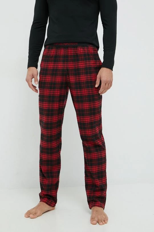 Ανδρικά Πιζάμα Βαμβακερές πιτζάμες Emporio Armani Underwear μαύρο 4 Ανδρικά Πιζάμα Βαμβακερές πιτζάμες Emporio Armani Underwear μαύρο - Image 4