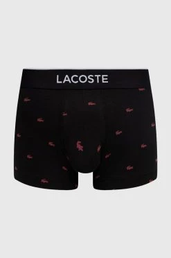 Ανδρικά Μπόξερ και σλιπ Λειτουργικά εσώρουχα Lacoste χρώμα: μαύρο -Ρούχα Εκπτώσεις unnamed file 3052