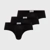 Ανδρικά Μπόξερ και σλιπ Σλιπ Calvin Klein Underwear 3-pack μαύρο
