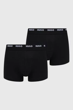 Ανδρικά Μπόξερ και σλιπ Μποξεράκια HUGO 5-pack μαύρο