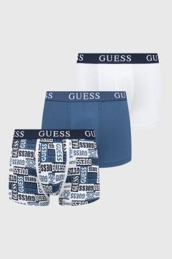 Ανδρικά Μπόξερ και σλιπ Μποξεράκια Guess 3-pack μπλε