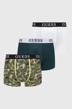 Ανδρικά Μπόξερ και σλιπ Μποξεράκια Guess 3-pack πράσινο