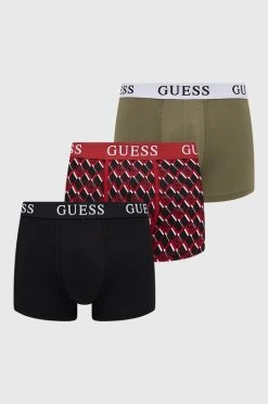 Ανδρικά Μπόξερ και σλιπ Μποξεράκια Guess 3-pack μαύρο