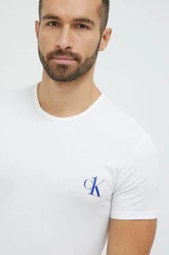 Ανδρικά Πιζάμα Βαμβακερές πιτζάμες Calvin Klein Underwear άσπρο -Ρούχα Εκπτώσεις unnamed file 3131