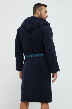 Ανδρικά Μπουρνούζια Βαμβακερό μπουρνούζι Emporio Armani Underwear ναυτικό μπλε -Ρούχα Εκπτώσεις unnamed file 3136