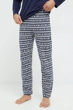 Ανδρικά Πιζάμα Βαμβακερές πιτζάμες Tom Tailor ναυτικό μπλε -Ρούχα Εκπτώσεις unnamed file 3171