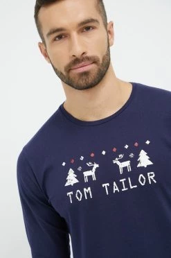 Ανδρικά Πιζάμα Βαμβακερές πιτζάμες Tom Tailor ναυτικό μπλε -Ρούχα Εκπτώσεις unnamed file 3172