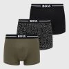 Ανδρικά Μπόξερ και σλιπ Μποξεράκια BOSS 3-pack μαύρο