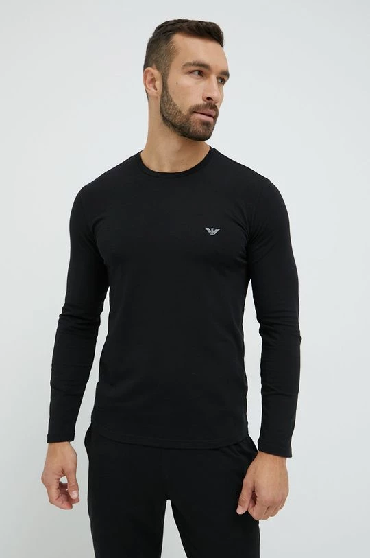 Ανδρικά Πιζάμα Πιτζάμα Emporio Armani Underwear μαύρο 3 Ανδρικά Πιζάμα Πιτζάμα Emporio Armani Underwear μαύρο - Image 3