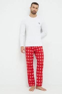 Ανδρικά Πιζάμα Πιτζάμα Calvin Klein Underwear κόκκινο