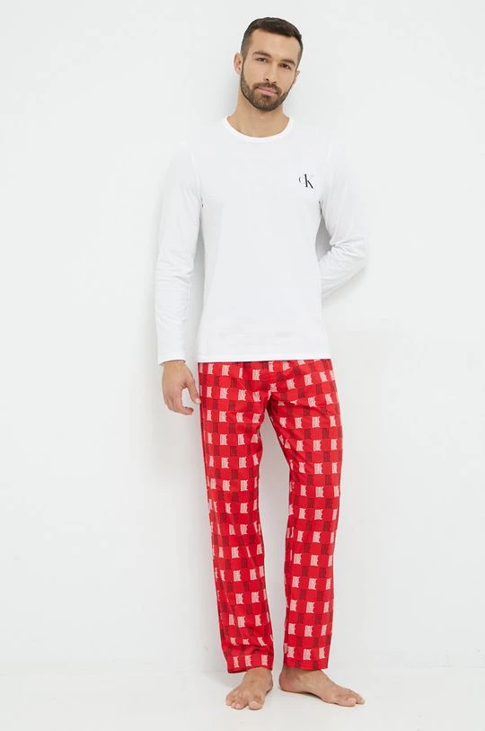 Ανδρικά Πιζάμα Πιτζάμα Calvin Klein Underwear κόκκινο 1 Ανδρικά Πιζάμα Πιτζάμα Calvin Klein Underwear κόκκινο