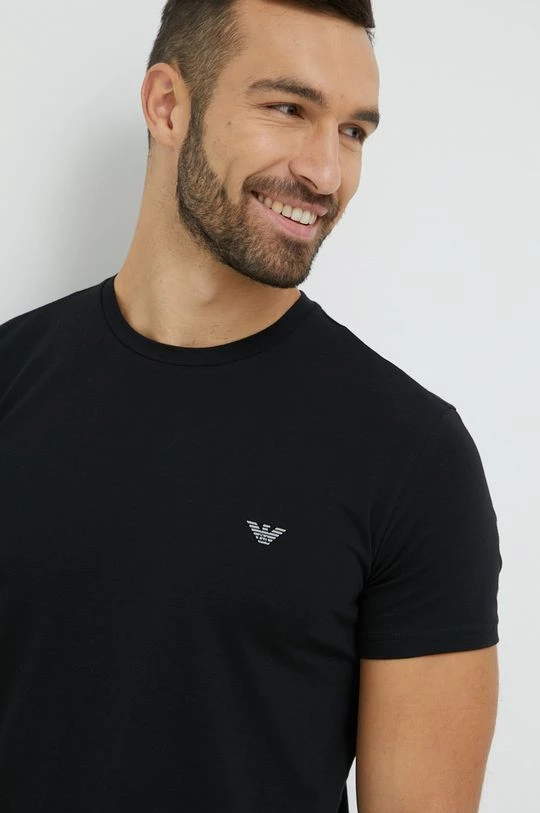 Ανδρικά Πιζάμα Πιτζάμα Emporio Armani Underwear μαύρο 4 Ανδρικά Πιζάμα Πιτζάμα Emporio Armani Underwear μαύρο - Image 4