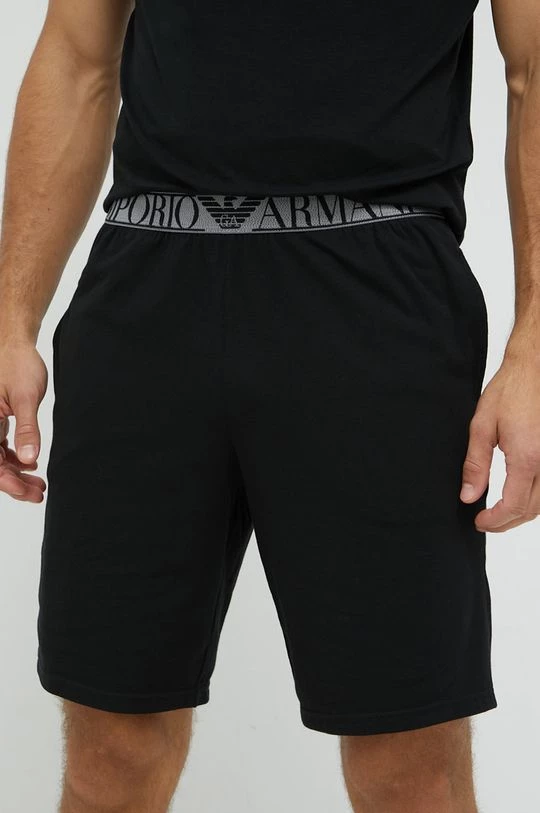 Ανδρικά Πιζάμα Πιτζάμα Emporio Armani Underwear μαύρο 5 Ανδρικά Πιζάμα Πιτζάμα Emporio Armani Underwear μαύρο - Image 5