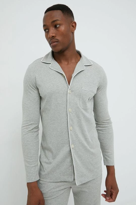 Ανδρικά Πιζάμα Βαμβακερές πιτζάμες Polo Ralph Lauren γκρι 3 Ανδρικά Πιζάμα Βαμβακερές πιτζάμες Polo Ralph Lauren γκρι - Image 3