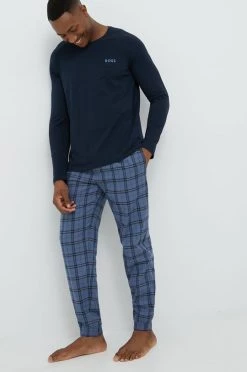 Ανδρικά Πιζάμα Πιτζάμα BOSS μπλε