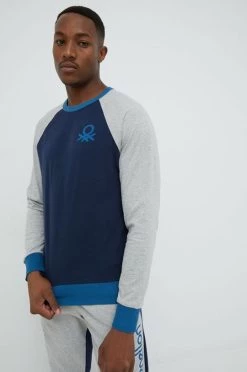 Ανδρικά Πιζάμα Βαμβακερές πιτζάμες United Colors Of Benetton ναυτικό μπλε 8 Ανδρικά Πιζάμα Βαμβακερές πιτζάμες United Colors Of Benetton ναυτικό μπλε -Ρούχα Εκπτώσεις unnamed file 3425