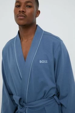 Ανδρικά Μπουρνούζια Βαμβακερό μπουρνούζι BOSS μπλε -Ρούχα Εκπτώσεις unnamed file 3455