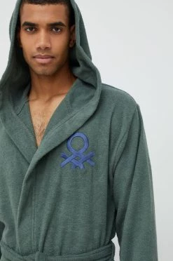 Γυναικεία Μπουρνούζια Βαμβακερό μπουρνούζι United Colors Of Benetton πράσινο -Ρούχα Εκπτώσεις unnamed file 3490