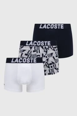 Ανδρικά Μπόξερ και σλιπ Μποξεράκια Lacoste (3-pack) γκρι