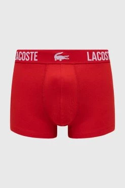 Ανδρικά Μπόξερ και σλιπ Μποξεράκια Lacoste (3-pack) κόκκινο -Ρούχα Εκπτώσεις unnamed file 3524