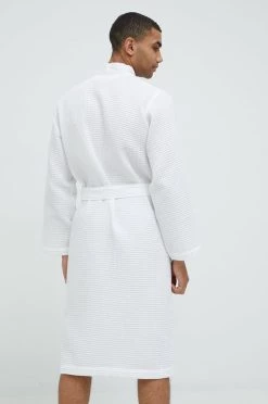 Ανδρικά Μπουρνούζια Βαμβακερό μπουρνούζι Polo Ralph Lauren άσπρο -Ρούχα Εκπτώσεις unnamed file 3572