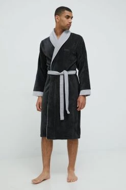 Ανδρικά Μπουρνούζια Βαμβακερό μπουρνούζι BOSS γκρι