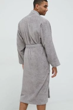 Ανδρικά Μπουρνούζια Βαμβακερό μπουρνούζι BOSS γκρι -Ρούχα Εκπτώσεις unnamed file 3592