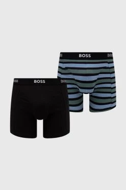 Ανδρικά Μπόξερ και σλιπ Μποξεράκια BOSS 2 - Pack μαύρο