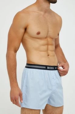 Ανδρικά Μπόξερ και σλιπ Βαμβακερό μποξεράκι BOSS ανοιχτό μπλε -Ρούχα Εκπτώσεις unnamed file 3734