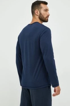 Ανδρικά Πιζάμα Βαμβακερή μπλούζα πιτζάμας με μακριά μανίκια United Colors Of Benetton ναυτικό μπλε -Ρούχα Εκπτώσεις unnamed file 3740