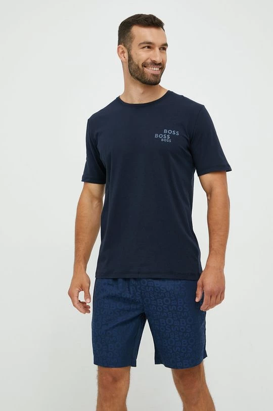 Ανδρικά Πιζάμα Πιτζάμα BOSS ναυτικό μπλε 1 Ανδρικά Πιζάμα Πιτζάμα BOSS ναυτικό μπλε