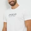 Ανδρικά Πιζάμα Βαμβακερή πιτζάμα μπλουζάκι Polo Ralph Lauren άσπρο