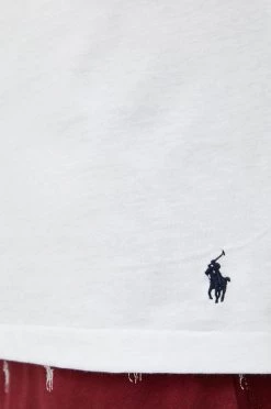 Ανδρικά Πιζάμα Βαμβακερή πιτζάμα μπλουζάκι Polo Ralph Lauren άσπρο -Ρούχα Εκπτώσεις unnamed file 3801