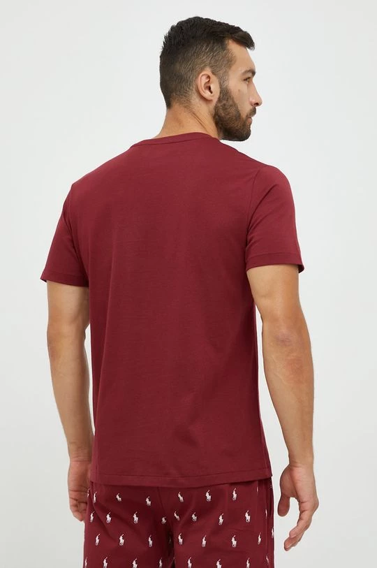 Ανδρικά Πιζάμα Βαμβακερή πιτζάμα μπλουζάκι Polo Ralph Lauren κάστανο 2 Ανδρικά Πιζάμα Βαμβακερή πιτζάμα μπλουζάκι Polo Ralph Lauren κάστανο - Image 2