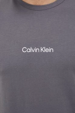 Ανδρικά Πιζάμα Μπλουζάκι πιτζάμας Calvin Klein Underwear γκρι -Ρούχα Εκπτώσεις unnamed file 3832