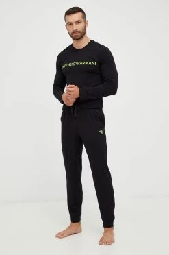 Ανδρικά Πιζάμα Πιτζάμα Emporio Armani Underwear μαύρο