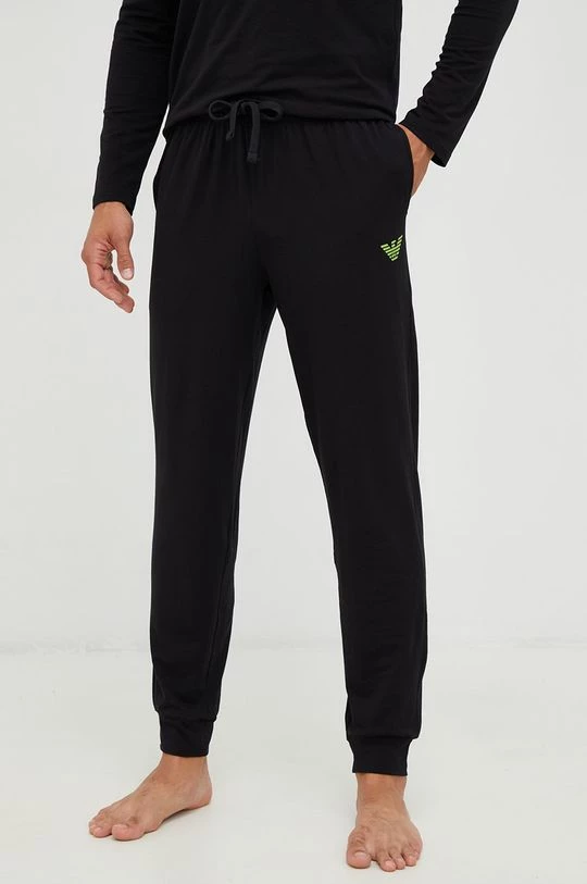 Ανδρικά Πιζάμα Πιτζάμα Emporio Armani Underwear μαύρο 4 Ανδρικά Πιζάμα Πιτζάμα Emporio Armani Underwear μαύρο - Image 4