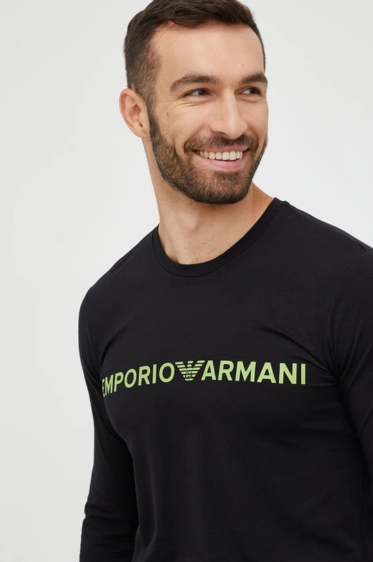 Ανδρικά Πιζάμα Πιτζάμα Emporio Armani Underwear μαύρο 5 Ανδρικά Πιζάμα Πιτζάμα Emporio Armani Underwear μαύρο - Image 5