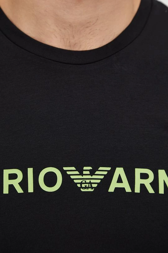 Ανδρικά Πιζάμα Πιτζάμα Emporio Armani Underwear μαύρο 6 Ανδρικά Πιζάμα Πιτζάμα Emporio Armani Underwear μαύρο - Image 6