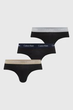 Ανδρικά Μπόξερ και σλιπ Σλιπ Calvin Klein Underwear μαύρο