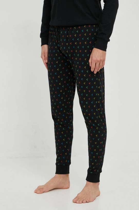 Ανδρικά Πιζάμα Βαμβακερές πιτζάμες Fila μαύρο 4 Ανδρικά Πιζάμα Βαμβακερές πιτζάμες Fila μαύρο - Image 4