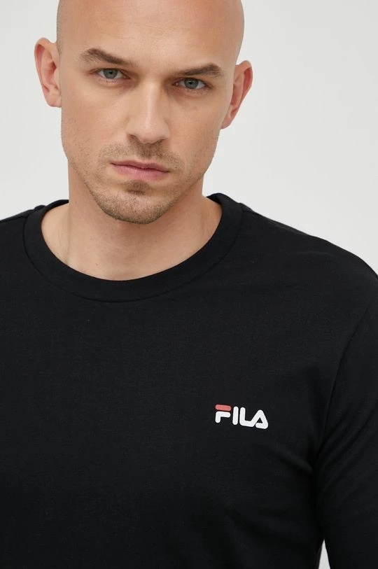 Ανδρικά Πιζάμα Βαμβακερές πιτζάμες Fila μαύρο 5 Ανδρικά Πιζάμα Βαμβακερές πιτζάμες Fila μαύρο - Image 5